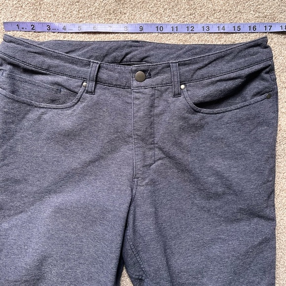Mens Lululemon ABC Slim Fit Pants Tech Canvas 33x33 - Picture 7 of 10